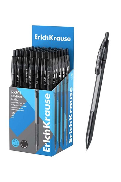 Generic 50-Piece R-301 Original Matic Retractable Ballpoint Pen Blue Ink 1.0m...