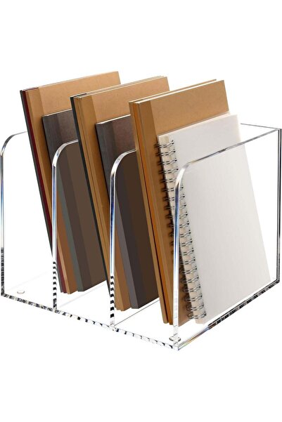 Generic ARS Magazine Holder, Clear Acrylic Magazine Rack, File Organizer for ...