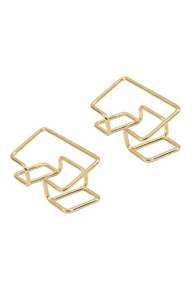 Generic Metal Business Card Holder for Desk, 2 Pack Gold Desktop Business Car...