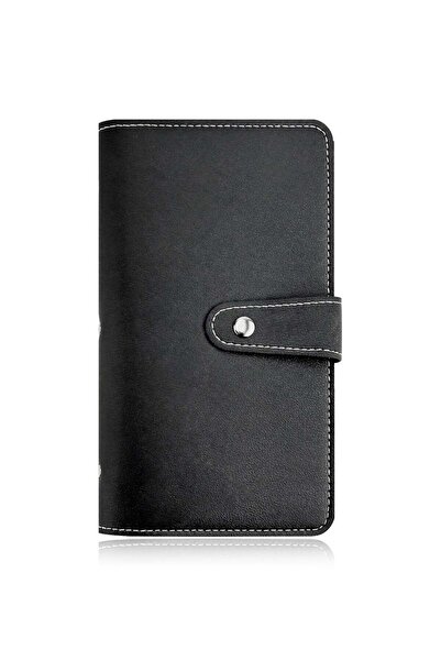 Generic Professional PU Leather Business Card Holder Book, 96 Card Capacity O...