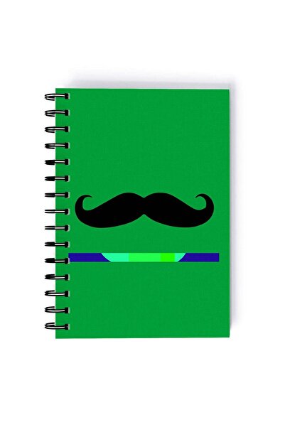Generic Mario Brother Costume Printed Spiral A5 Notebook Red/Blue/White
