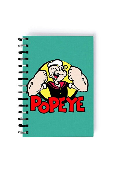 Generic Olive Crying Printed Spiral A5 Notebook Beige/Peach/Green