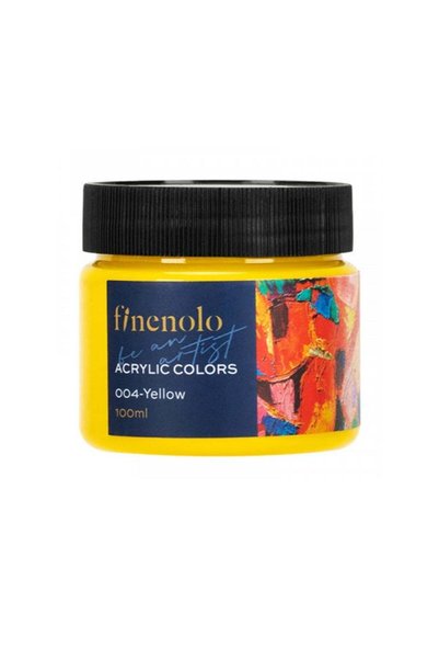 Generic Finenolo Acrylic Color 100ml Content Yellow