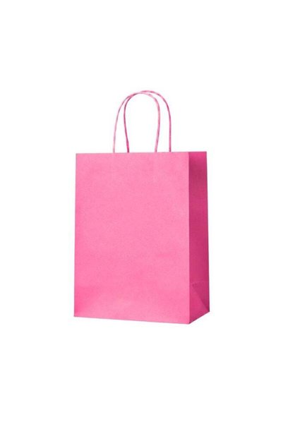 Generic Light Pink Paper Party Bags - Pack of 8
