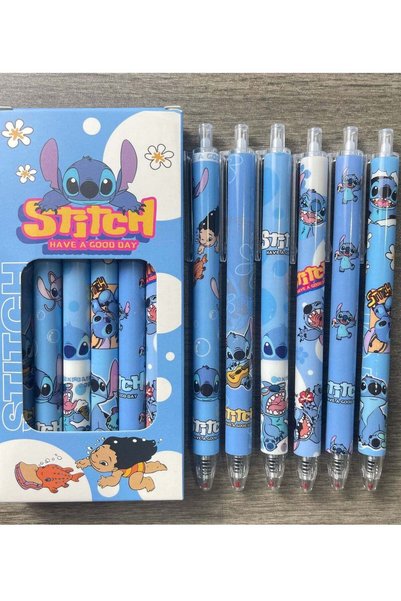 Generic Stitch Party Supplies Bundle 6 Pack Pens with Stitch Tattoos for Kids...
