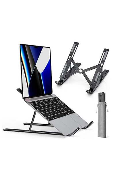 Generic Laptop Stand, Laptop Holder Riser Computer Tablet Stand, 6 Angles Adj...
