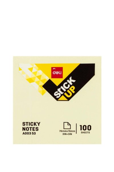 Generic Sticky Notes, 3”x3”, 12 Pads, Pastel Yellow Colors Sticky Notes, Stic...