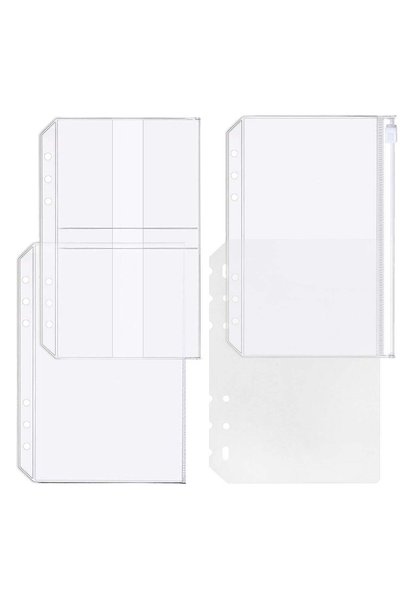 Generic 4 Pack A5 6 Holes Binder Accessory Combo Set, Binder Divider Binder P...