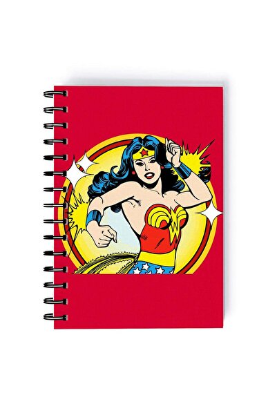 Generic Spiral A5 Notebook Wonder Woman Themyscira Retro Art Super Woman