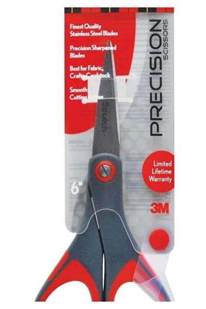 Generic Scotch Precision Scissors 6 in (15 cm) - Stainless Steel Blades with ...