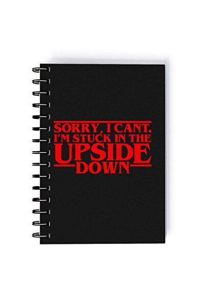 Generic Spiral A5 Notebook Stranger Things Quote TV Series Netflix Upside Down