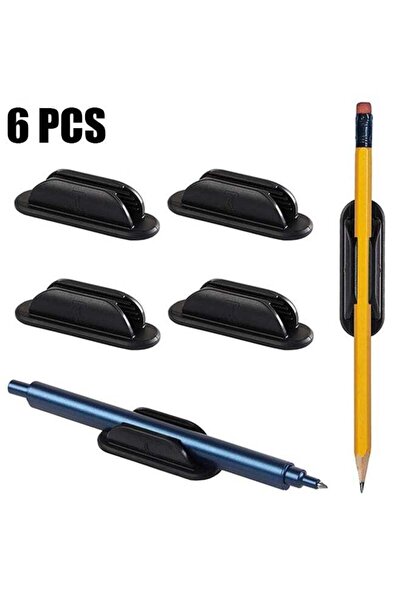 Generic Adhesive Pencil Holders for Desk Set of 6, Upgraded Adhesive Pads - F...