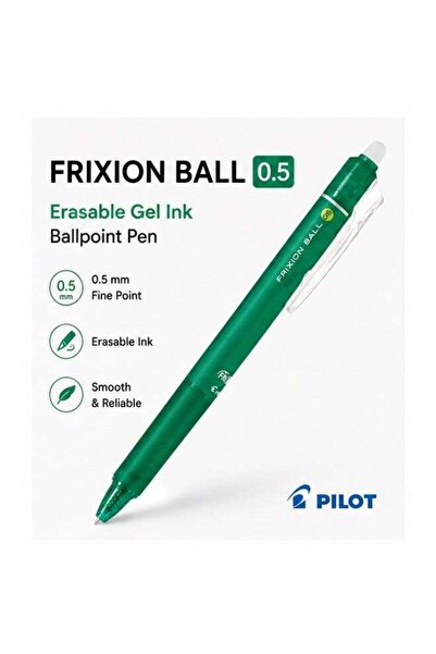Generic PILOT FriXion Ball Knock Erasable Gel Pen LFBK-23EF-G, 0.5 mm, Green,...