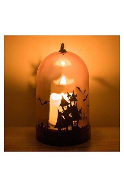 OEM Cupola Decorativa de Halloween cu Lumânare LED Ø8x14 cm – lumină ambienta...