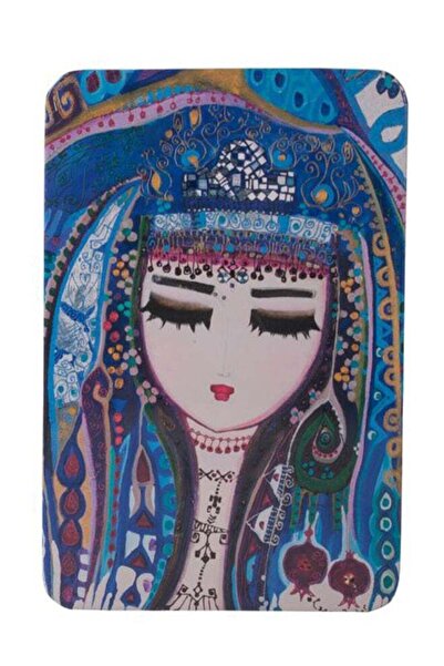 Generic Hard Cover Girl Printed Notepad Multicolour