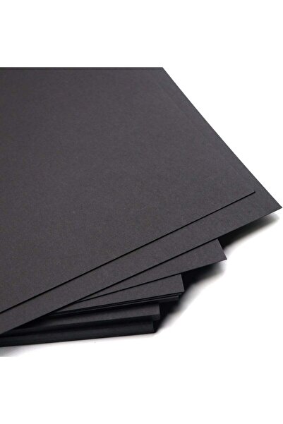 Generic A4 Black Paper 350GSM, 20 Sheets Thick Dark Black Paper Card for Chal...