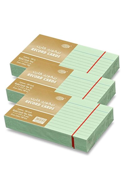 Generic FIS® Ruled Record Cards or Index Cards, Size:5"x3" Inches (127x76mm),...