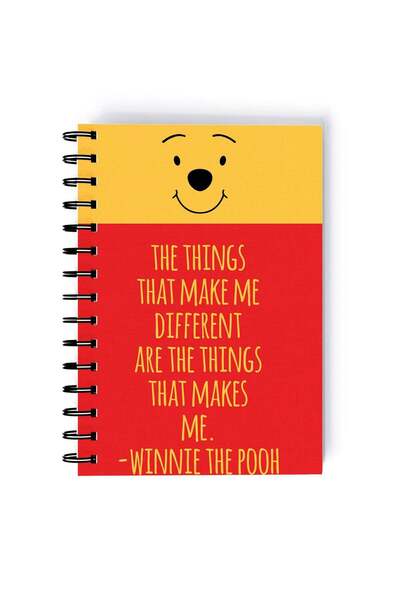 Generic Spiral A5 Notebook Pooh Tiger Jumping Printed Mousepad Beige/Brown/Pi...