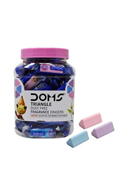 Generic 30-Piece Triangular Dust Free Erasers Assorted Colours
