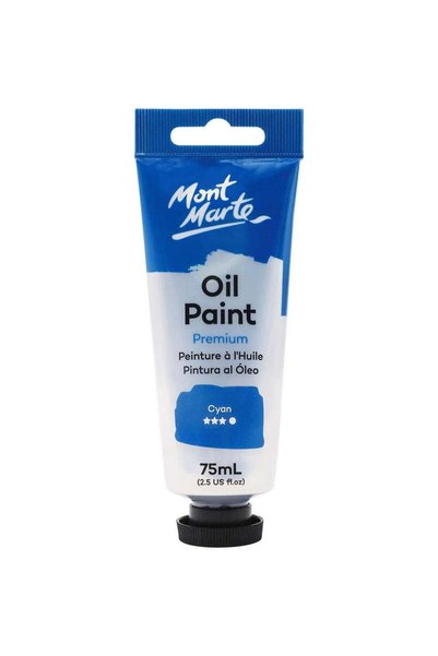 Generic Premium Oil Paint 75ml Content Cyan