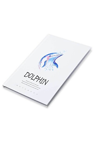Generic FIS Pack Of 5 Hard Cover Notebook, 96 Sheets A4 Dolphin Design 1 -FSN...