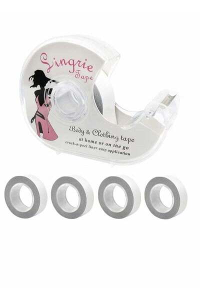 Generic Double Sided Clothing Tape, Clear Fabric Strong Lingerie Tape Body an...