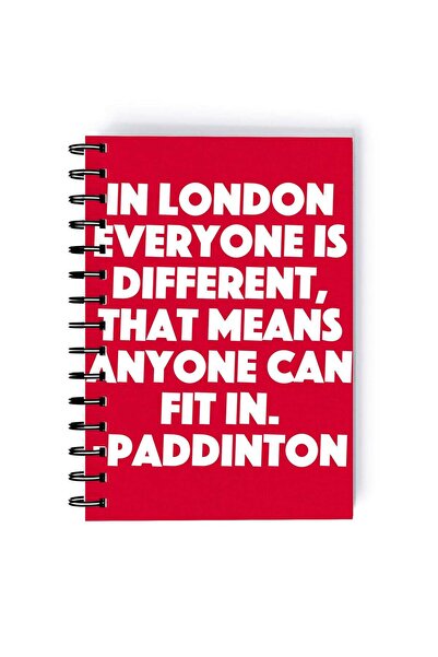Generic Spiral A5 Notebook Paddington Quote London City Kids Gift Classic Car...
