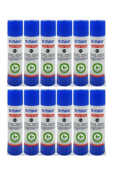 Generic 12-Piece Multi Purpose Glue Stick 21gm Content