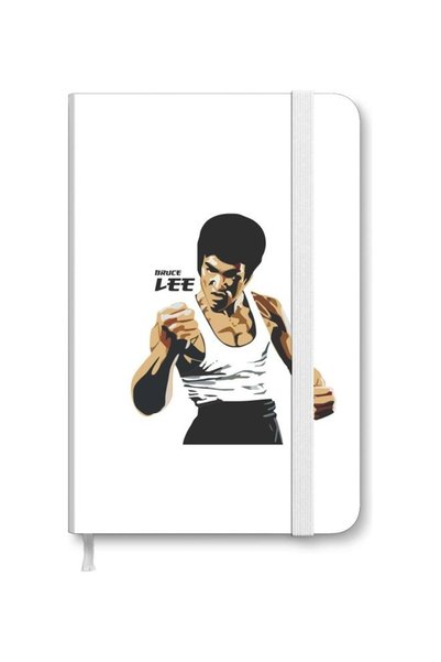 Generic Designer A5 Thick Hardcover Notebook - Bruce Lee Multicolour