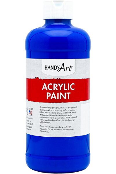 Handy Art طلاء أكريليك للطلاب 16 أونصة، أخضر فلورسنت