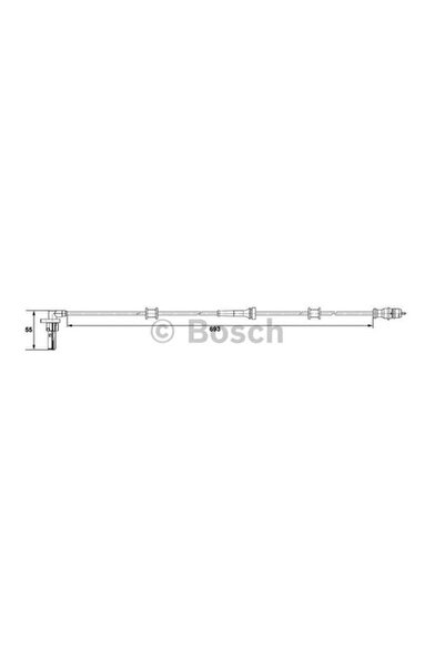 Bosch ABS SENSOR KABLO ARKA SOL KANGOO