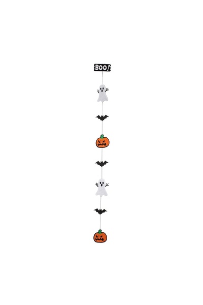 OEM Ghirlandă Decorativa de Halloween cu Dovleci Fantome Păianjeni "BOO" 2m –...