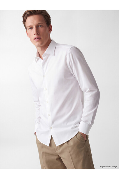 LC Waikiki Nevavm with a Difference of Price Southblue White Gabardine Plain ...
