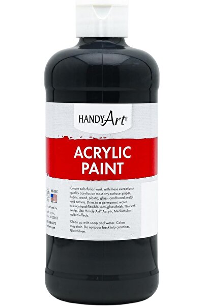 Handy Art طلاء أكريليك للطلاب 16 أونصة، أخضر فلورسنت