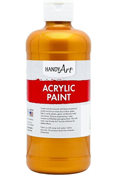 Handy Art طلاء أكريليك للطلاب 16 أونصة، أخضر فلورسنت