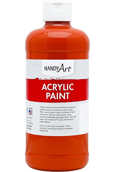 Handy Art طلاء أكريليك للطلاب 16 أونصة، أخضر فلورسنت