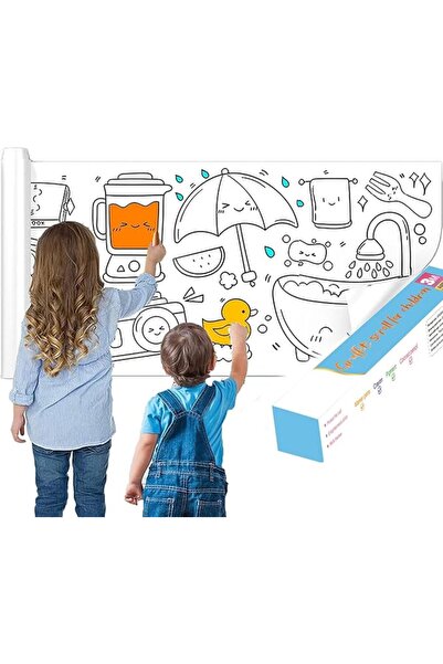 GENERAL Children's Drawing Roll, Coloring Paper Roll for Kids, Drawing Paper ...