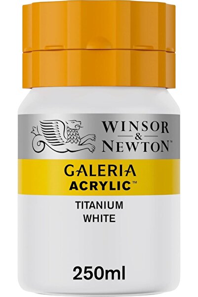 Winsor Newton Winsor & Newton Galeria Acrylic Titanium White 250ml,tube with ...