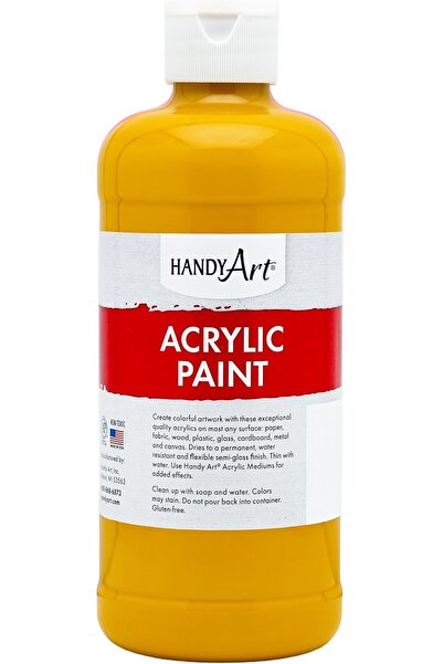 Handy Art طلاء أكريليك للطلاب 16 أونصة، أخضر فلورسنت