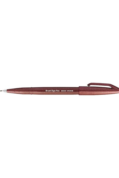 Pentel Yayınları قلم بنتل فود تاتش سيجن، أزرق، يشبه فرشاة الرسم (SES15C-C)