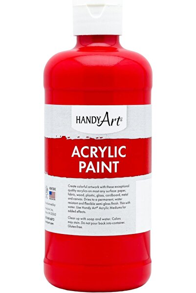 Handy Art طلاء أكريليك للطلاب 16 أونصة، أخضر فلورسنت