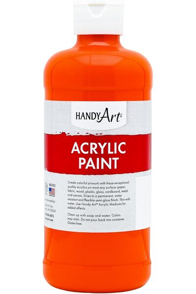 Handy Art طلاء أكريليك للطلاب 16 أونصة، أخضر فلورسنت