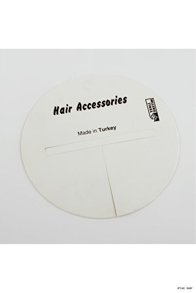 ZERO LAND Ilkestor Round Hair Accessory (91416) Card White