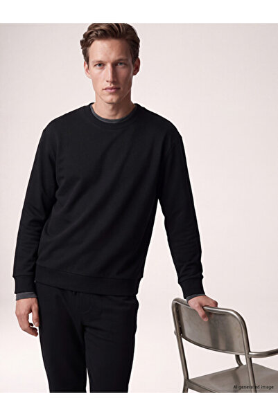 LC Waikiki Quality Parts from Çelebi Store Zero Roba Yaka Men's Sweatshirt