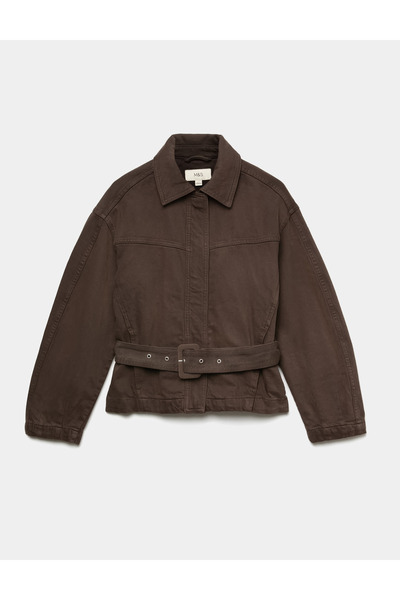 Marks & Spencer Kemerli Denim Ceket