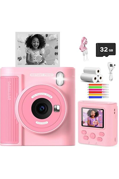 ZONEY Instant Print Camera for Kids, Birthday Gifts for Girls Boys,1080P Kids...