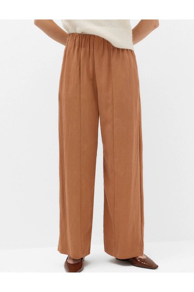 Marks & Spencer Lyocell Karışımlı Wide Leg Pantolon