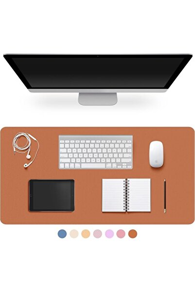 GENERAL Leather Desk Pad Protector,Non-Slip Desk Pad(Dark Gray, 31.5" x 15.7")