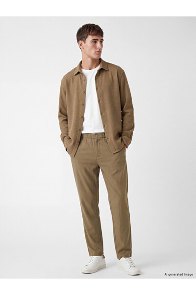 LC Waikiki Normal Fit Dobby Men's Trousers from Uzg Store for Style Enthusiasts