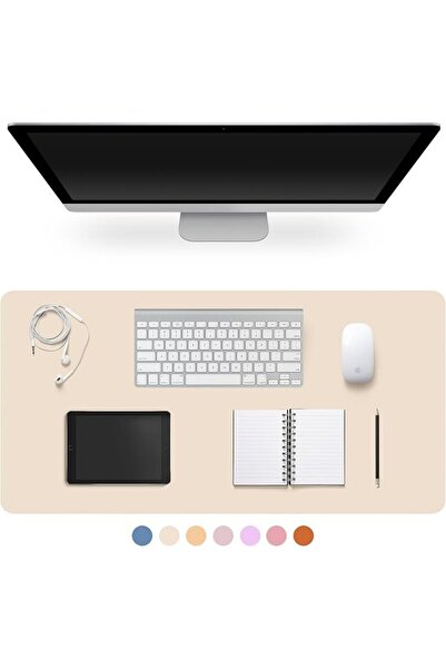 GENERAL Leather Desk Pad Protector,Non-Slip Desk Pad(Dark Gray, 31.5" x 15.7")